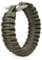 Ganzoo Paracord 550 Armband + Metall-Verschluss, Survival & Outdoor, Nylon-Seil grün