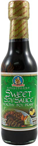 Salsa de soja dulce tailandesa 250 ml para wok, marinados y dips, sabor umami con toque caramelizado