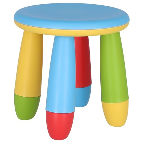 Mueblear 90055 Kinder-Hocker, Kunststoff, 20 x 15 x 26 cm blau