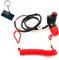 Stoneder Interruptor de parada de seguridad con botón para motor de 2 tiempos, tamaño mini de bolsillo para moto, Dirt Bike, ATV, Quad de 4 ruedas, minimoto