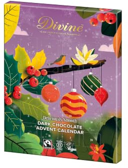 Divine 70 Percent Dark Chocolate Advent Calendar 85g