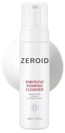 ZEROID Pimprove Foaming Cleanser, koreanische Dermokosmetik, ausgewogene Pflege für fettige und unreine Haut (200 ml)