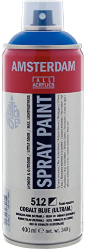Bombe de Peinture Amsterdam 400 ML Bleu Cobalt Outremer