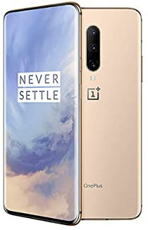 OnePlus 7 Pro Smartphone Almond (16,9 cm) écran AMOLED 8 Go de RAM + 256 Go de mémoire, triple caméra (48 MP) pop-up (16 MP) - Double SIM (reconditionné)