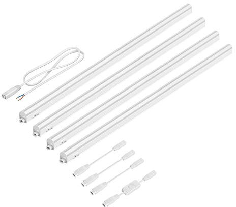 parlat LED Unterbau-Leuchten Rigel, je 87,3cm, mit Schalter (warmweiß, 39,268W, je 1002lm, 130°) 4er Set