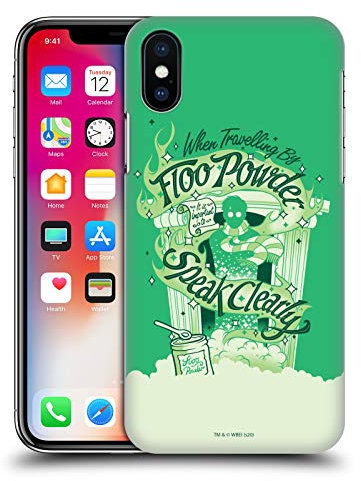 Head Case Designs Offizielle Harry Potter Floo Powder Deathly Hallows XVIII Harte Rueckseiten Handyhülle Hülle Huelle kompatibel mit Apple iPhone X/iPhone XS