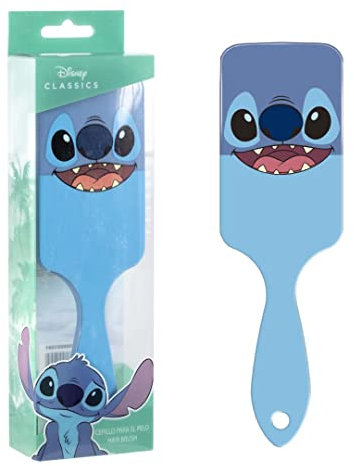 Disney Lilo & Stitch Haarbürste, Stitchkamm, Haar-Zubehör für Mädchen, Entwirrungskamm, Anti-Zugbürste, Geschenk für Frauen, Mädchen und Jugendliche