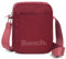 Bench kleine Umhängetasche Schultertasche Small Shoulderbag Crossbag 64173, Farbe:Brombeer Rot