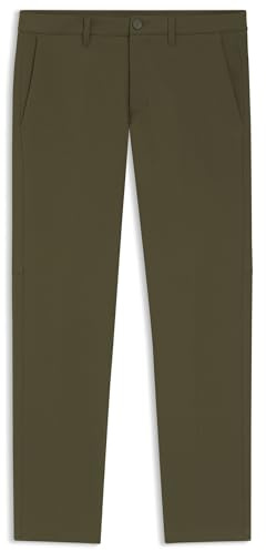 BOSS Herren T Commuter-Slim Slim-Fit Chino aus bügelleichtem Vier-Wege-Stretch Hellgrün 50