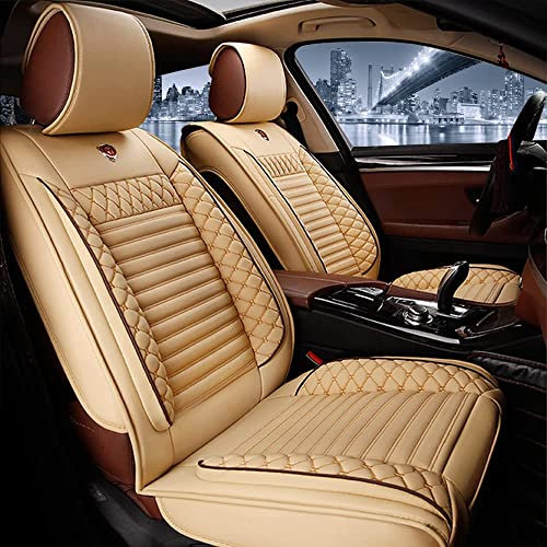 Auto-SitzbezüGe für Nissan Otti 2005-2013 5-Sitze, Leder Luxus Voll Vorderseite Und RüCkseite SchonbezüGe, Auto-ZubehöR Schonbezug AutositzbezüGe Kompatibel