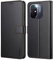 Ganbary Handyhülle für Xiaomi Redmi 12C / Redmi 11A Hülle, Premium Leder Klapphülle [Kartenschlitzen] [Magnetverschluss] [Standfunktion] kompatibel mit Xiaomi Redmi 12C Schutzhülle, Schwarz
