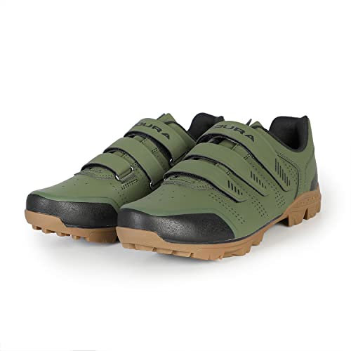 Endura Herren Hummvee XC Fahrradschuhe | Trail, Cross Country oder Schotter | Strapazierfähig | Leicht Radschuhe, Grün, 46