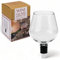 MIJOMA Elegante copa de vino para colgar en el cuello de la botella, accesorio práctico y elegante para cualquier amante del vino, aprox. 13 x 9 cm (copa de vino)