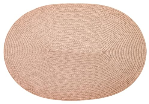 d-c-fix Tischset PVC-free Peach 29 cm x 44 cm | Tischunterlage für Küchen- und Esstisch – lebensmittelechtes & abwaschbares Esstischset