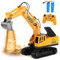 GILI RC Spielzeug Bauwagen Bagger: Kindergeburtstag Geschenk für Jungen Mädchen 4 5 6 7 8 9+ Jahre LKW Dump Best Kleinkind Sandspielzeug Fahrzeuge Set Alter 4-8