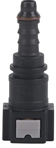 Car Gas Fuel Inline Line Hose Pipe,Plastic Tube Quick Release Coupler Connector, Fuel Pipe Fittings Suitable Replacement for 8mm Auto Fuel Line