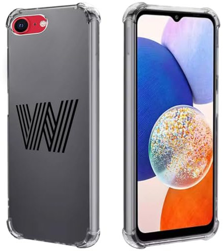 FortiCase Custodia Personalizzata per iPhone 6,Trasparente Silicone Cover,con con Iniziali/Testi Disegni,per iPhone 6 Personalizzata Case -DYZ