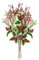 Künstlicher Dekozweig mit Tanne Ilex Beeren Zapfen 2er Set 52cm Beerenzweig Deko Zweig Tannenzweig AST Blumen Äste für Adventskränze Girlanden Weihnachtsdeko Floristik Kunstblume Kunstzweig, 52 cm