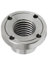ViLLeX Drehfutter Planscheibe for Drehbank, Spannfutter for Drehmaschine, Flanschplatte, M18 x 2,5, Stahl