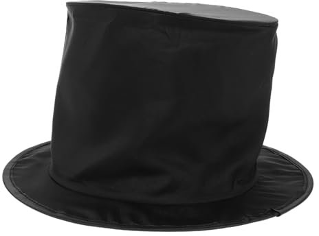 DRESSOOS Kollabierbarer Zylinderhut Für Elastischer Hut Für Bühnenauftritte Maskeraden Und Feiern Stilvolles Kostümzubehör Für Verschiedene Anlässe