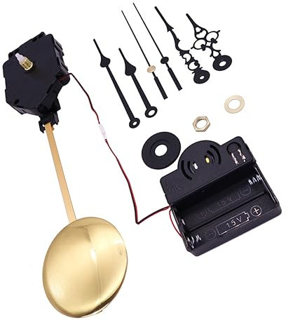 NUOBESTY 2 Styles Pointer Clock Movement Motor Kit Wall Clock Mechanism Replacement