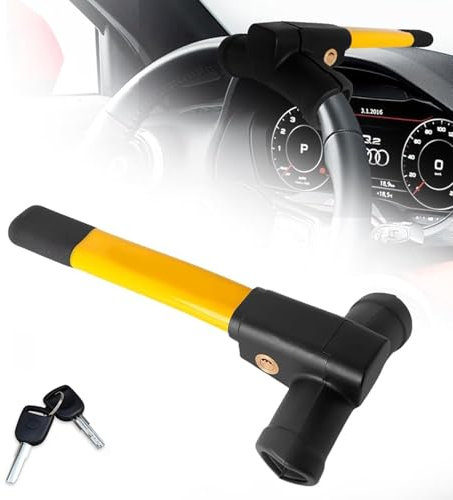 lenkradkralle Anti-Diebstahl für BMW F15 X6 F16 MK3 MK2, Auto Lenkradschloss, Hohe Sichtbarkeit Lenkradkralle für Auto mit 2 Schlüssel