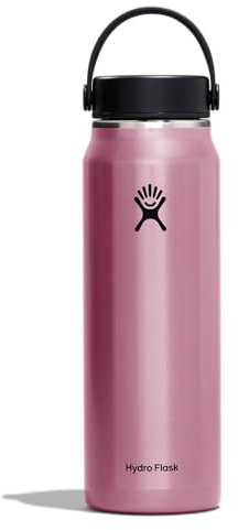 Hydro Flask - Lightweight Water Bottle 946 ml (32 oz) Trail Series - Vacuum Insulated Stainless Steel Reusable Water Bottle with Leakproof Flex Cap - Wide Mouth - Tourmaline