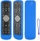 Funda para mando a distancia de silicona compatible con Philips RM-L1225 RML1225 TV Mando a distancia cubierta protectora antigolpes con un cordón (azul)