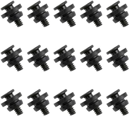 ZYAMY 15PCS Hard Drive Mounting Screws with Anti Vibration Rubber Washers Accessories for 3.5 inch Mechanical Hard Drive Fixing Screws for Solid State Drives and Hard Disk Drives