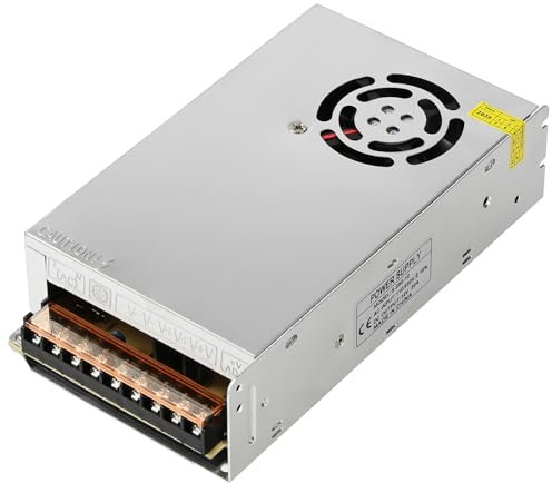 OFFCUP Trasformatore LED 12V 240W 20A, Alimentatore Driver AC 240V a DC 12V Trasformatore Driver LED a Tensione Costante Interruttore Adattatore per Bassa Tensione Striscia, Lampade