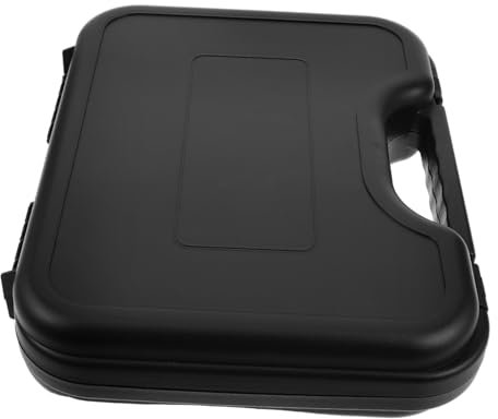 Abaodam Microphone Storage Box Plastic Carry Case for Podcast Recording Equipment and Microphone Accessories Shockproof Protection