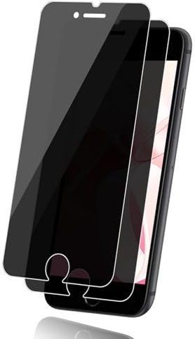 2 Pièces Verre Trempé pour iPhone SE 2020/8/7/6/6s Anti Espion Protection Écran, HD Haute Sensibilité Protection écran pour iPhone SE, Résistant 9H Spy Vitre Protection, Sans Bulles Protection D'écran