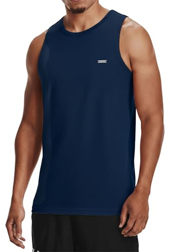 SMILODOX Tanktop Herren Arian, ärmelloses Muskelshirt mit Rundhals & Metall-Logo, Unterhemd mit klassischem Schnitt, Stringer aus weichem Material, ideal für Training, Freizeit & Sommer
