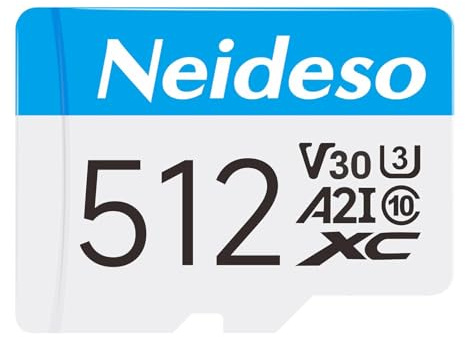 Neideso 512GB Memory Card, Full HD, SD Card