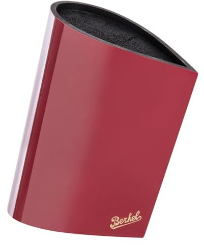 Berkel (Coltelli Made in Maniago) - Linea BAG CEPPO VUOTO Ceppo BAG VUOTO rivestimento Rosso - Confezionato in Elegante Scatola