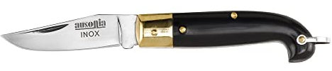 AUSONIA - 23145 Couteau de poche pliant modèle Zuavo manche imitation corne cm 14,5