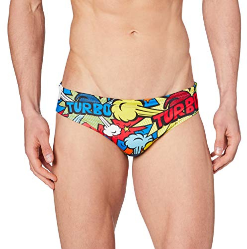 TurboTronic By Z-LINE Pop Turbo Bañador para Hombre, Multicolor, M Unisex Adulto