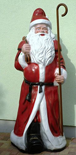 XXL WEIHNACHTSMANN 175 cm MIT STAB LEBENSGROSS~Santa~Nikolaus~WEIHNACHTSDEKO~GARTENDEKO