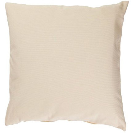 Hans-Textil-Shop Kissenbezug 30x30 cm Uni Beige Baumwolle Dekokissen Kissenhülle Couchkissen Sofakissen Deko Reißverschluss