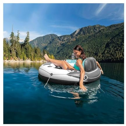 Intex 56825EU - Aufblasbarer Schwimmring River Run, Vinyl, Mehrfarbig, 135 cm