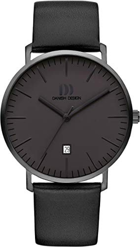 Danish Design Herren Armbanduhr Analog Quarz Leder IQ16Q1237