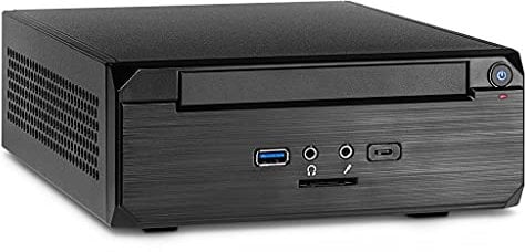 Inter-Tech ITX MW-02 II HTPC-Gehäuse, schwarz, ohne Netzteil, 88881246