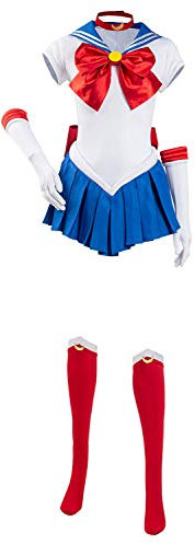 cultofmoon Tsukino Usagi Cosplay Kostüm Kleid Outfit Full Set Halloween Karneval Outfit