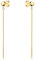 Damen Ohrringe Stecker 333 8k Gold Gelbgold Ohrstecker Kette Kugel