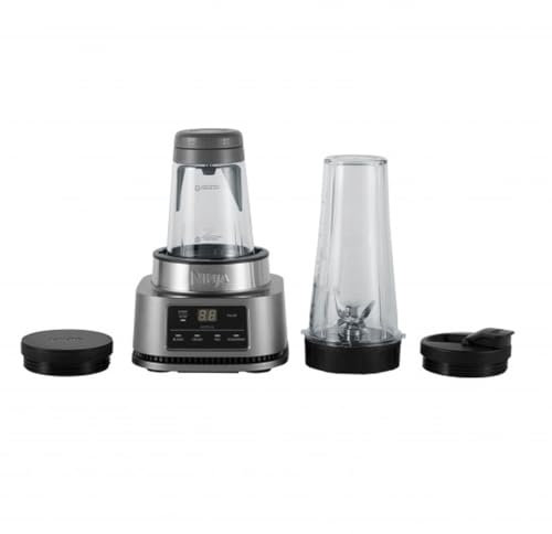 Mixer Ninja Foodi Power Nutri, 2 in 1, bicchiere da 700 ml e ciotola da 400 ml, motore smartTorque e tecnologia Auto-iQ [CB100EU] - Amazon Vine