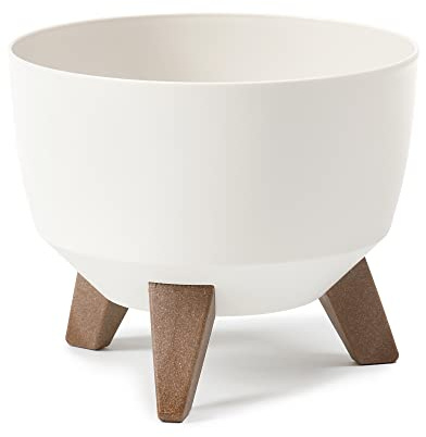 Simply The Best Roma Bowl 2021 | Flowerpot Herb Plant Flower pot | Balcony Garden Container | Organizer box decor | (240, Creamy)