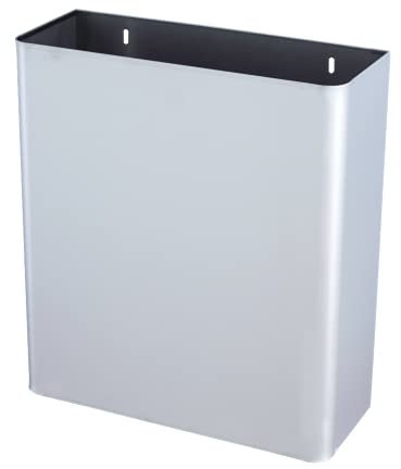 Jofel - Papelera Mural Inox, Papelera para Fijar en la Pared, Capacidad 25 Lts, Fácil Extracción para Limpieza, Múltiples Usos, Robusta, Resistente y de Larga Duración, AL716251