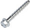 AERZETIX - C57358 - Lot de 10 Vis pour béton à tête hexagonale à embase/collerette Ø7.8x60 mm - fixation directe sans cheville - pour clé à 6 pans 10 mm - en acier - pour rénovation construction