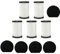 qinggw Filtro Hepa per Cecotec Conga Thunderbrush 520 550 560 Ariete Handy Force 2761 2759 RBT Aspirapolvere Pezzi di Ricambio Accessori Filtro Hepa (Colore : 5Pcs)