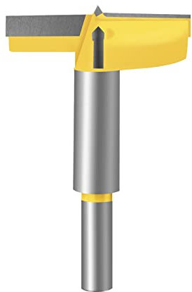 Meccion Hartmetall Forstnerbohrer Holz Lochschneider, Professionelles Holzbearbeitungs Projekt Lochsägen Bohrer (57mm)